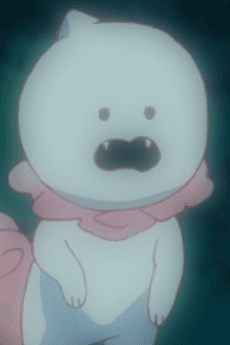 白コマ犬